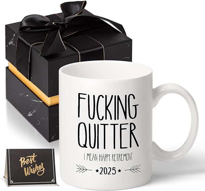 Fucking Quitter Mug - Funny gag gift product image